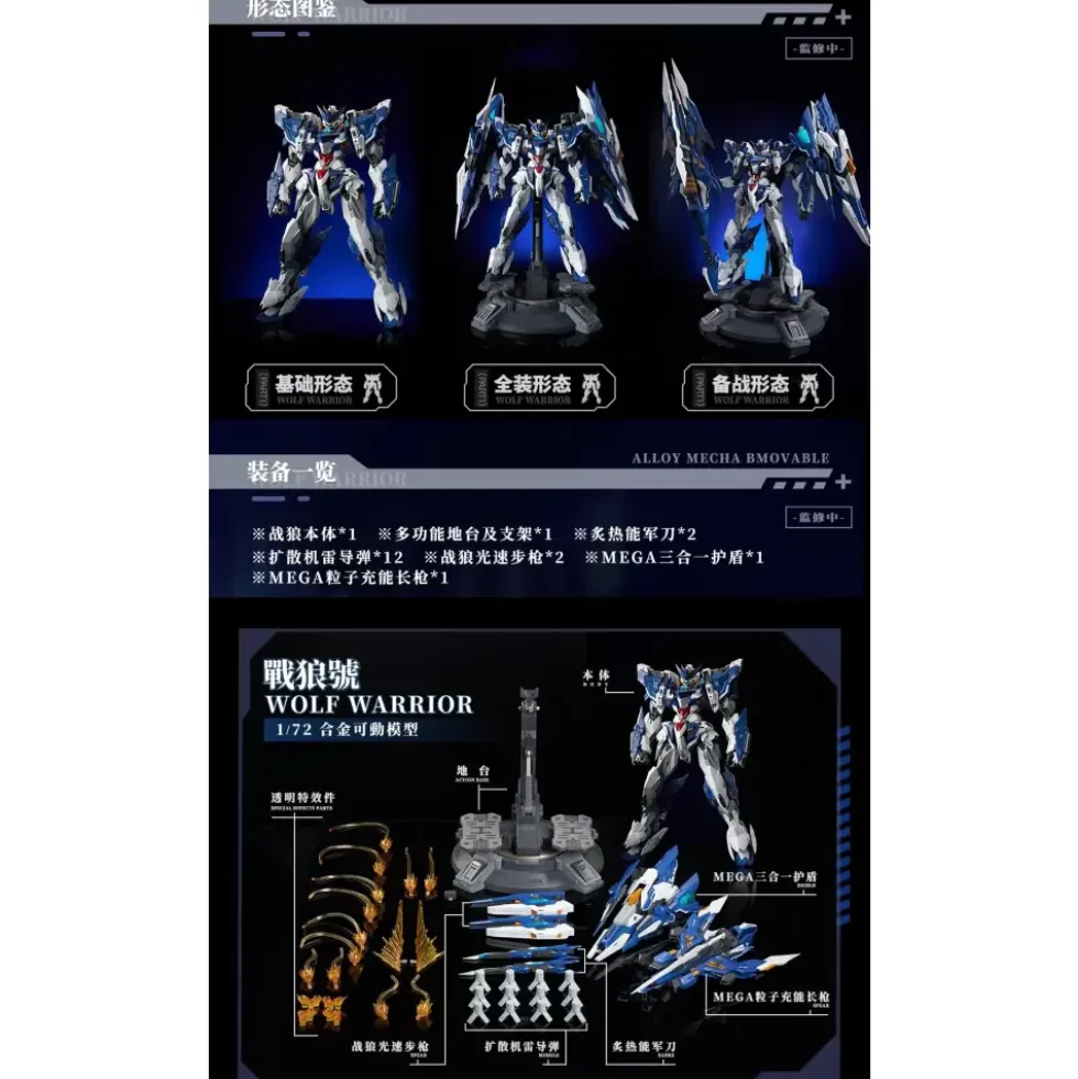 CORE CRYSTALS 1/72 WOLF WARRIOR