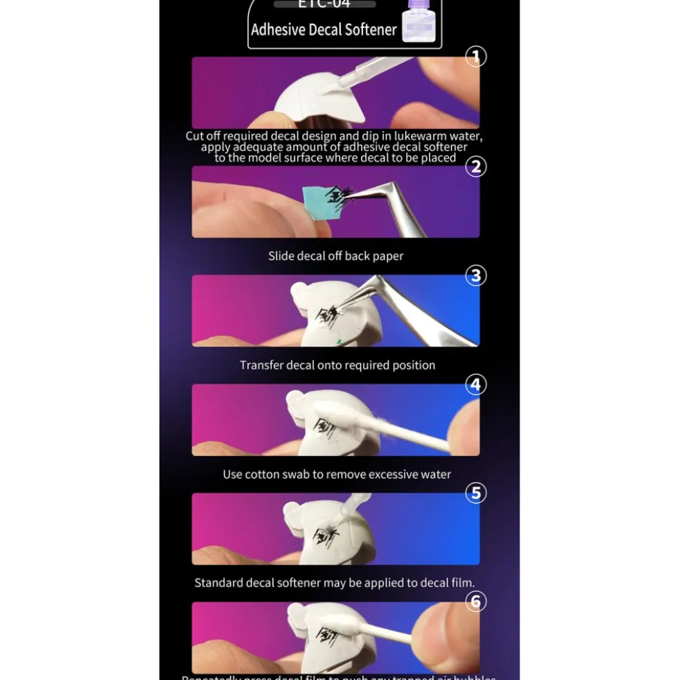 DSPIAE ADHESIVE DECAL SOFTNER