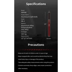 DSPIAE AT-DK-01 NARROW BLADE HOBBY KNIFE
