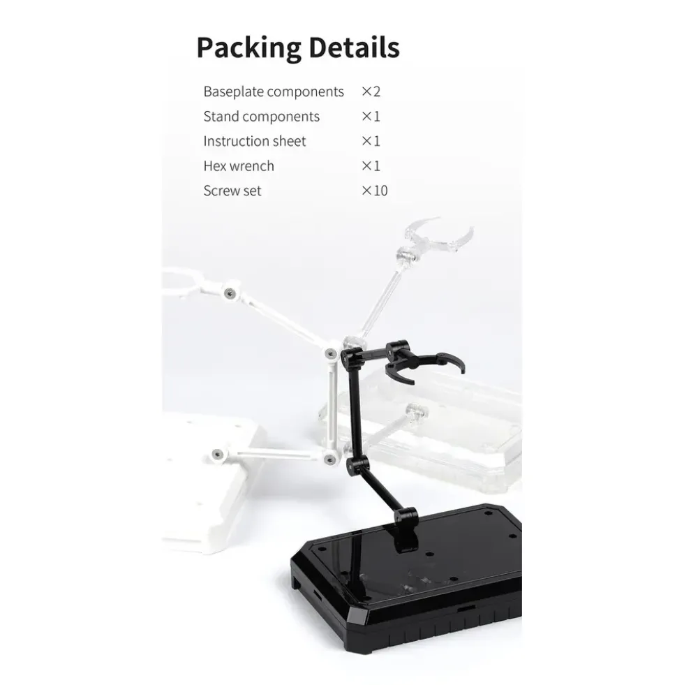 DSPIAE – UMS-01 General Purpose Model Display Stand – Base (3 Couleurs)