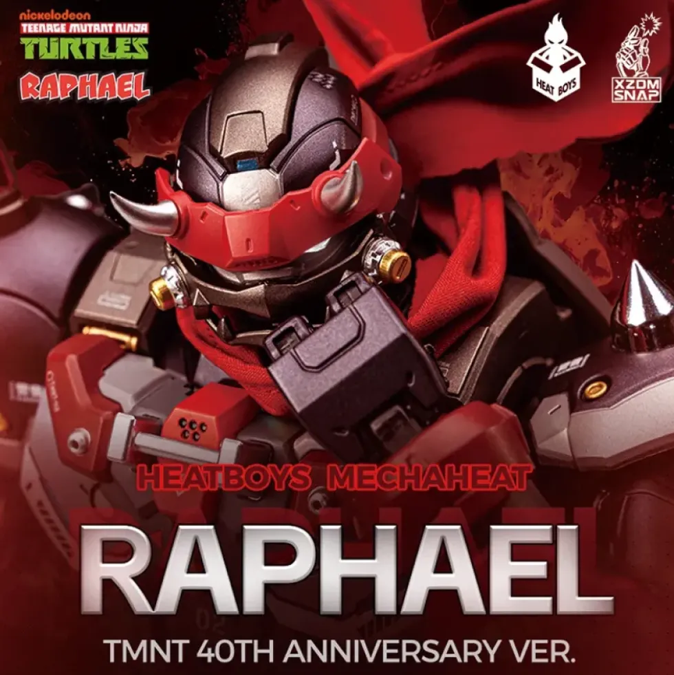 HEATBOYS : TEENAGE MUTANT NINJA TURTLES RAPHAEL 40TH ANNIVERSARY VER.