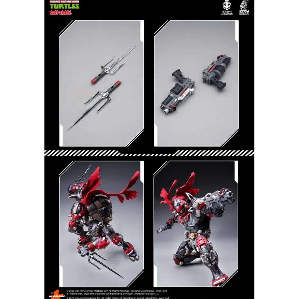 HEATBOYS : TEENAGE MUTANT NINJA TURTLES RAPHAEL 40TH ANNIVERSARY VER.