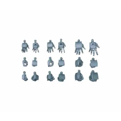 HGBC 1/144 BUILD HANDS EDGE (S