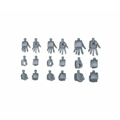 HGBC 1/144 BUILD HANDS ROUND (S