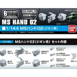 HG 1/144 BUILDERS PARTS MS HAND 02 ZEON