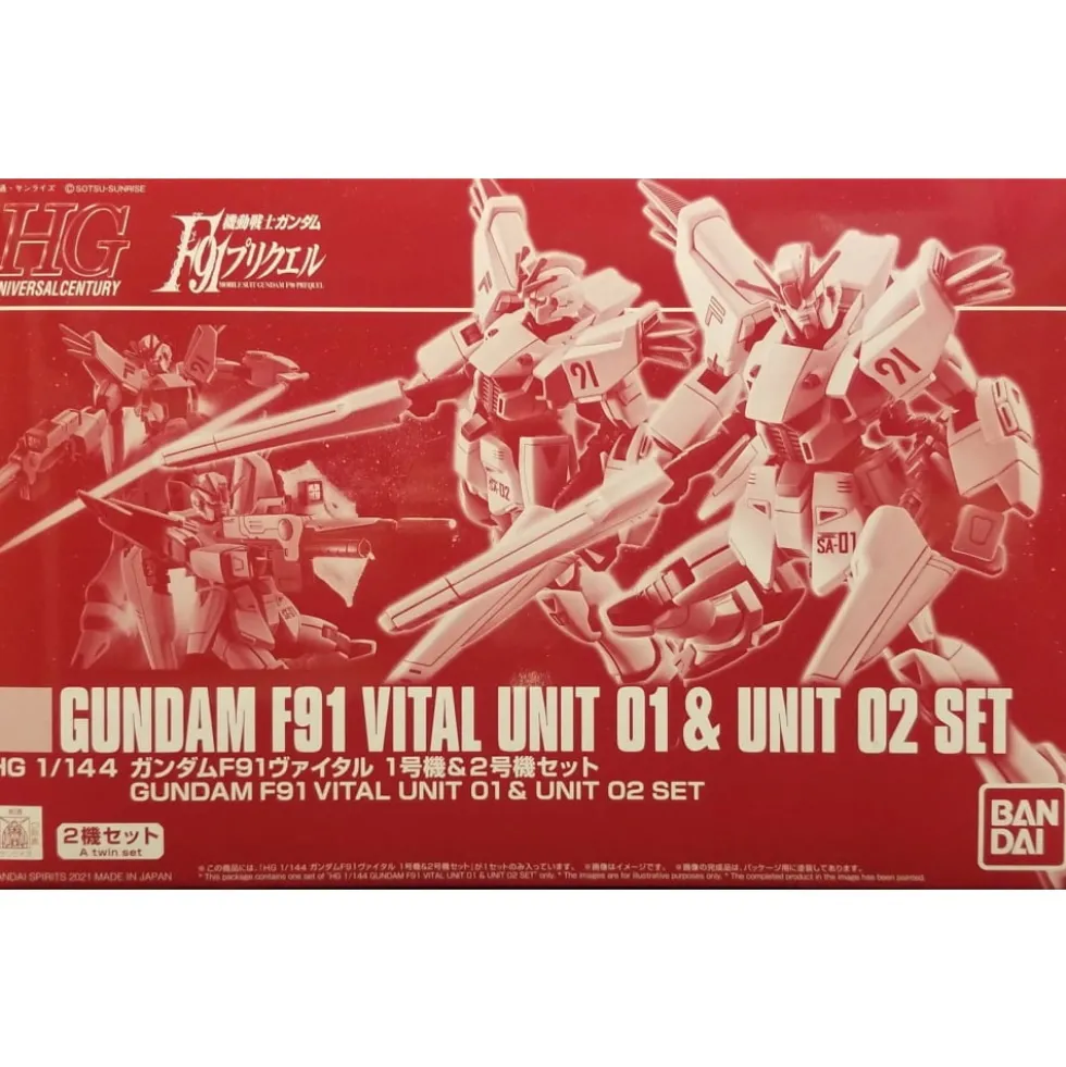 HG 1/144 GUNDAM F91 VITAL UNIT 01 & UNIT 02 SET