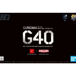 HG 1/144 GUNDAM G40 (INDUSTRIAL DESIGN VER.)
