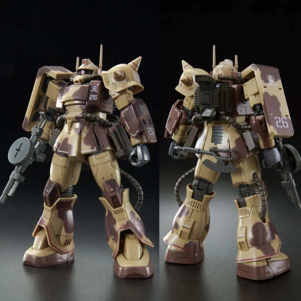 HG 1/144 Zaku Desert Type (Double Antenna Specification)