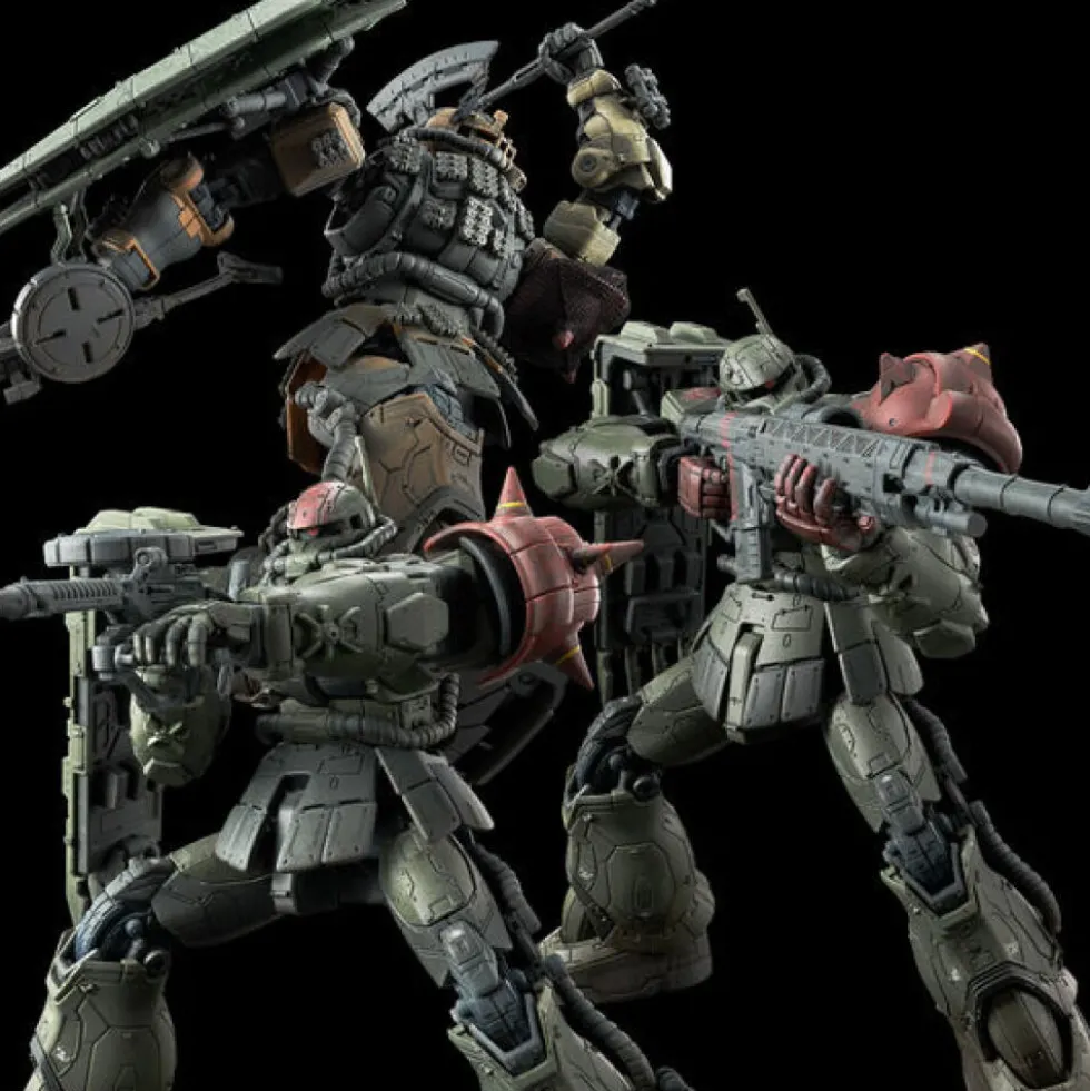 HG 1/144 Zaku II F Type Chubs & Kale + Zaku II (Unidentified Type) Solari Custom Parts Set (RFV)