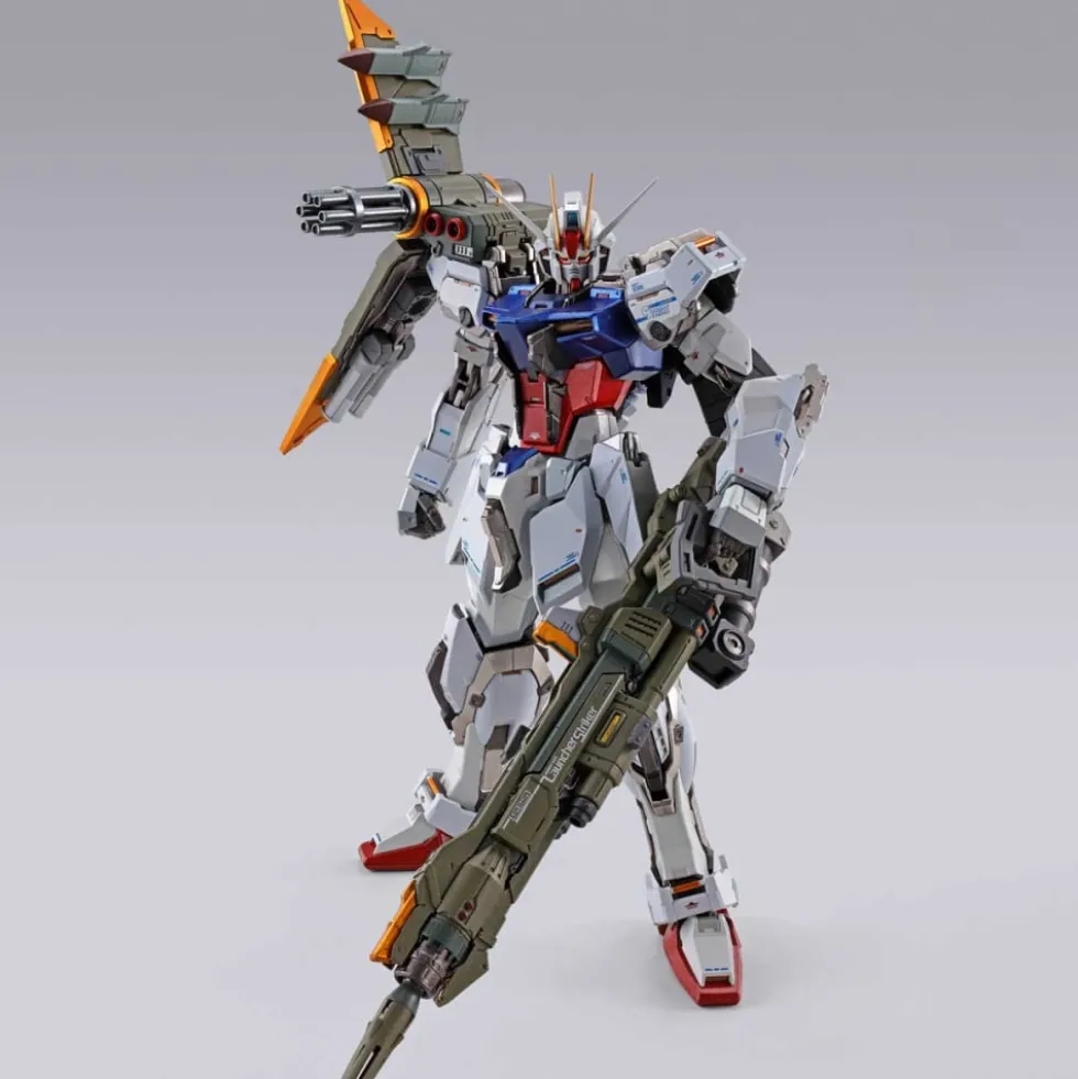 LOT DE METAL BUILD : Aile Strike Gundam + Sword Striker + Launcher Striker