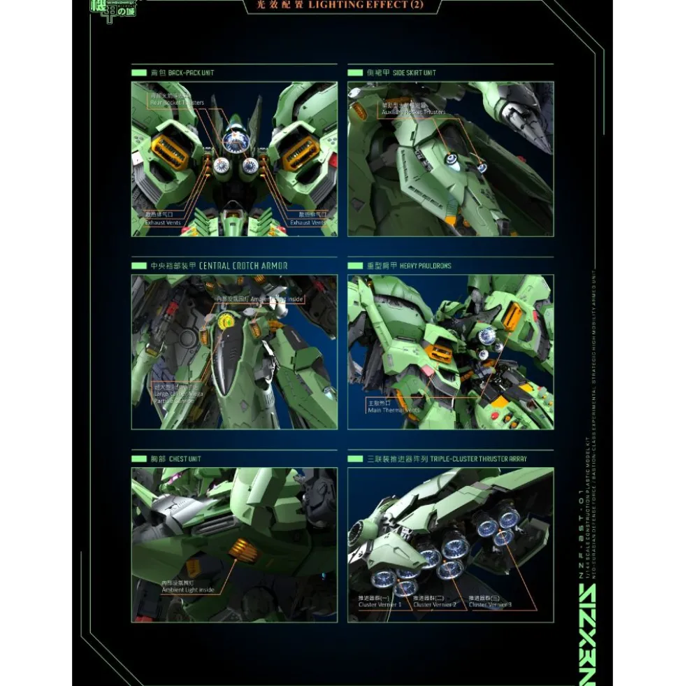 MECHANICORE : 1/144 NZF-BST-01 NEXZIS (Neue Ziel)