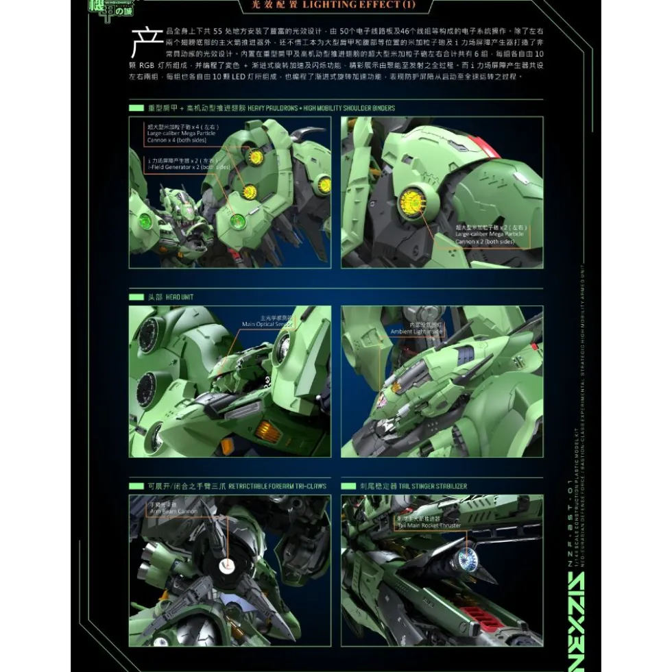 MECHANICORE : 1/144 NZF-BST-01 NEXZIS (Neue Ziel)