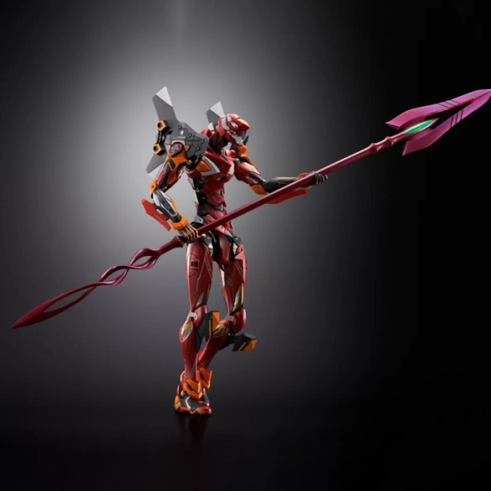 METAL BUILD EVA PRODUCTION MODEL-02 30TH WITH THE LANCE OF CASSIUS