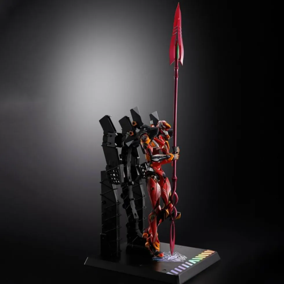 METAL BUILD EVA PRODUCTION MODEL-02 30TH WITH THE LANCE OF CASSIUS