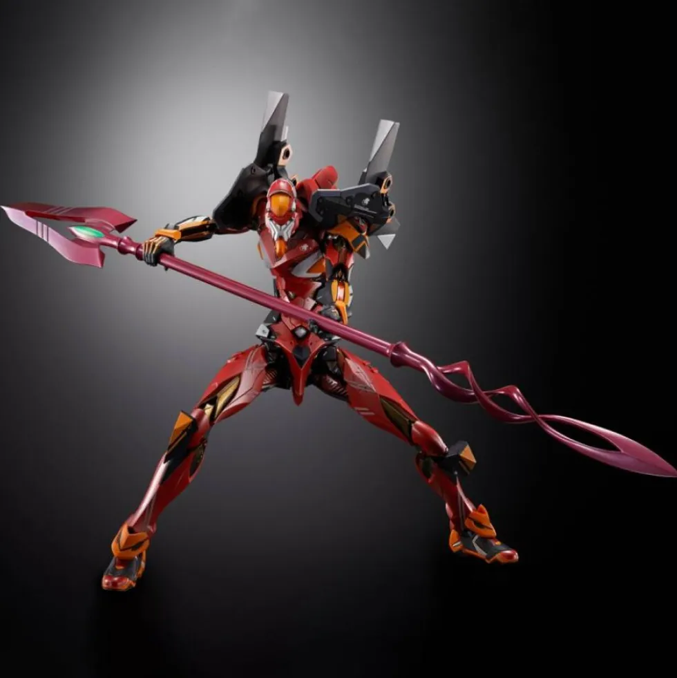 METAL BUILD EVA PRODUCTION MODEL-02 30TH WITH THE LANCE OF CASSIUS