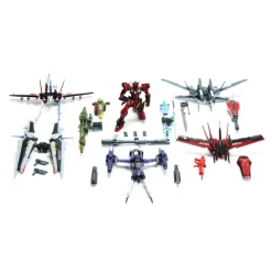 MG 1/100 AILE STRIKE VER. RM (CHINA RED COLOR) + FULL PACK SET