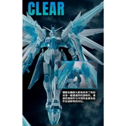 MG 1/100 FREEDOM GUNDAM 2.0 CROSS CONTRAST COLOR (CLEAR BLUE)