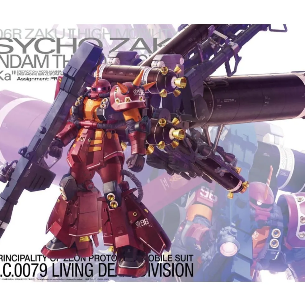 MG 1/100 MS-06R ZAKU II HIGH MOBILITY PSYCHO ZAKU THUNDERBOLT VER. KA
