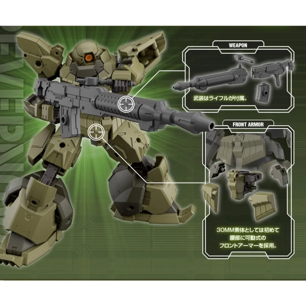 30MM 1/144 BEXM-28 REVER NOVA (GREEN)