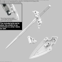 30MM 1/144 EXM-A9KR SPINATIO (ROYAL KNIGHT TYPE)