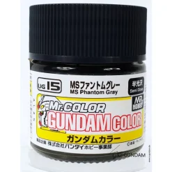 MR. GUNDAM COLOR UG15 PHANTOM GREY PAINT 10ML.