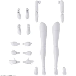 30MS OPTION BODY PARTS ARM & LEG PARTS (WHITE/BLACK)