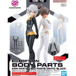 30MS OPTION BODY PARTS ARM & LEG PARTS (WHITE/BLACK)