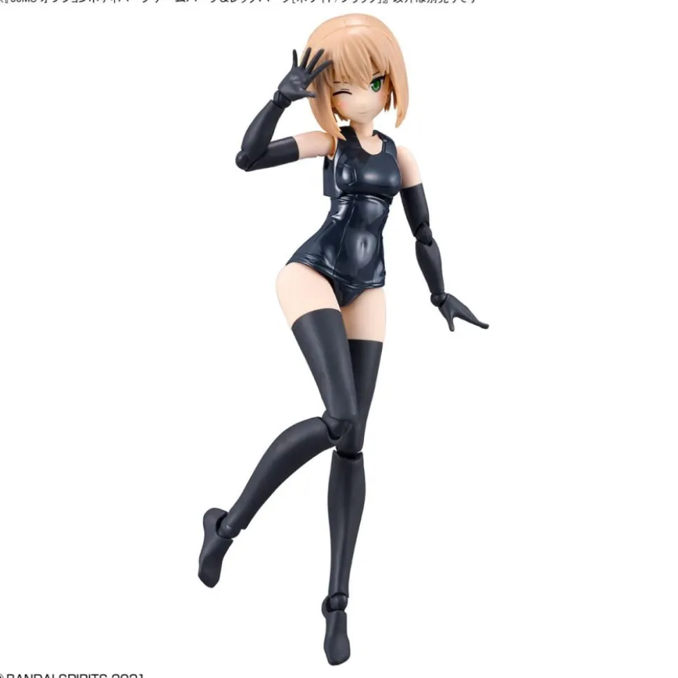30MS OPTION BODY PARTS ARM & LEG PARTS (WHITE/BLACK)