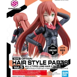 30MS OPTION HAIR STYLE PARTS VOL.3 LONG HAIR 2 [RED 2]