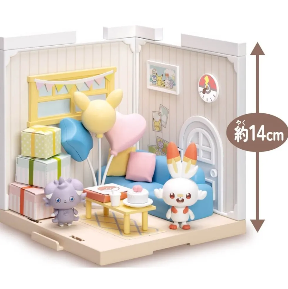 POKEMON POKE PEACE HOUSE LOUNGE SCORBUNNY & ESPURR