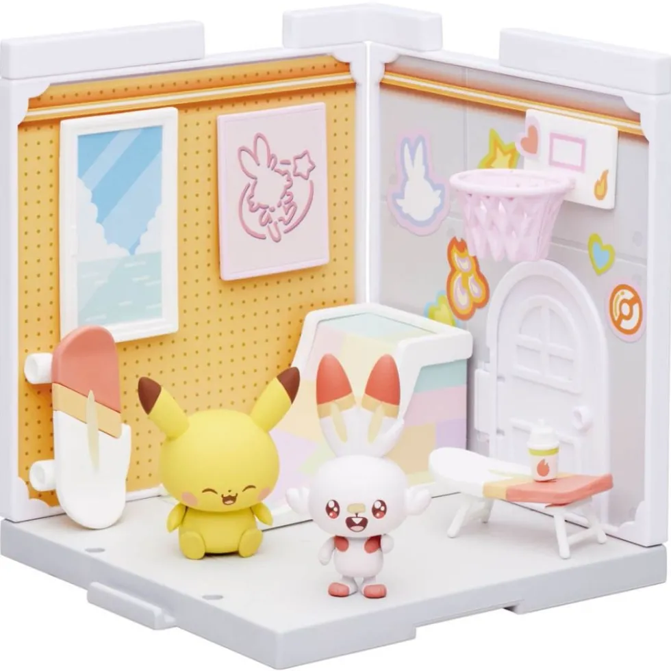 POKEMON POKE PEACE HOUSE STUDIO SCORBUNNY & PIKACHU