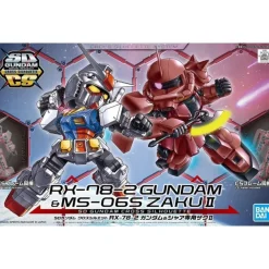 SDCS RX-78-2 & CHAR’S ZAKU II