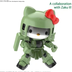 SD GUNDAM CROSS SILHOUETTE HELLO KITTY / MS-06S ZAKU II