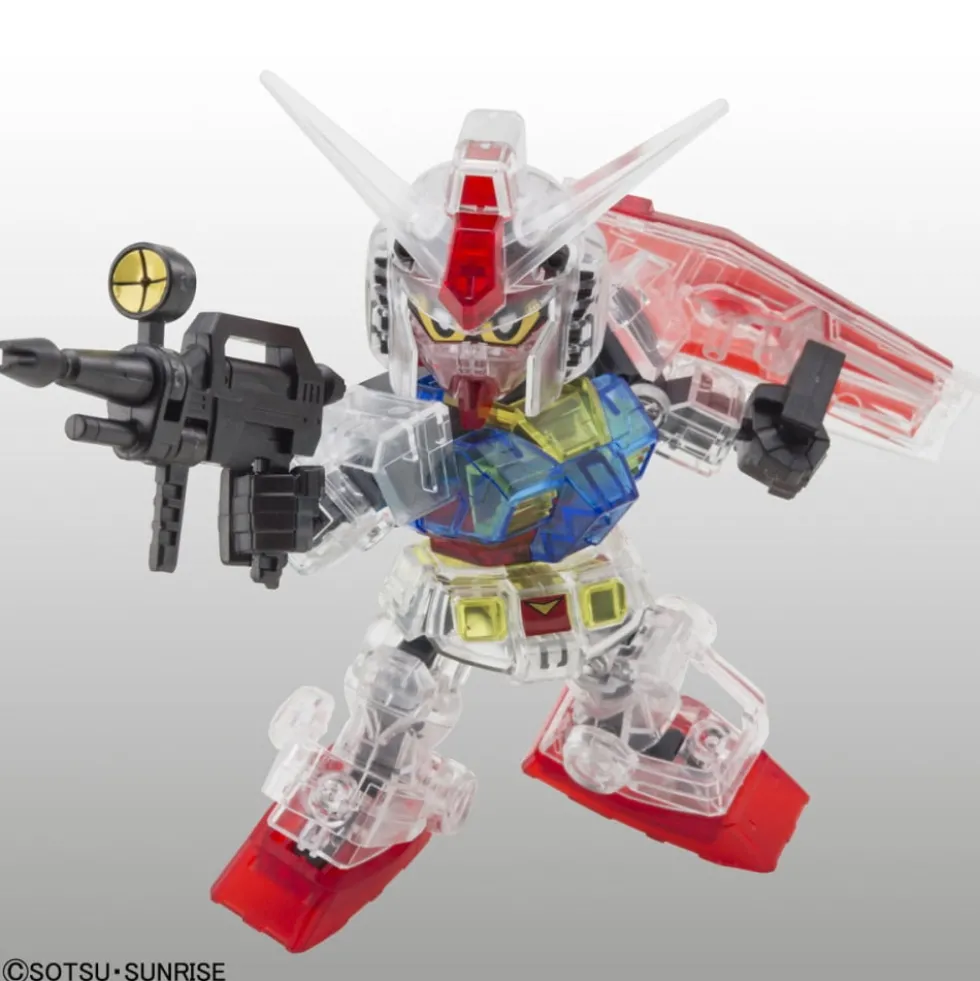 SD GUNDAM CROSS SILHOUETTE RX-78-2 GUNDAM CLEAR COLOR GUNDAM BASE LIMITED