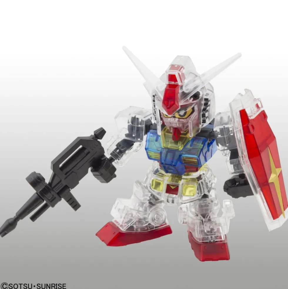 SD GUNDAM CROSS SILHOUETTE RX-78-2 GUNDAM CLEAR COLOR GUNDAM BASE LIMITED
