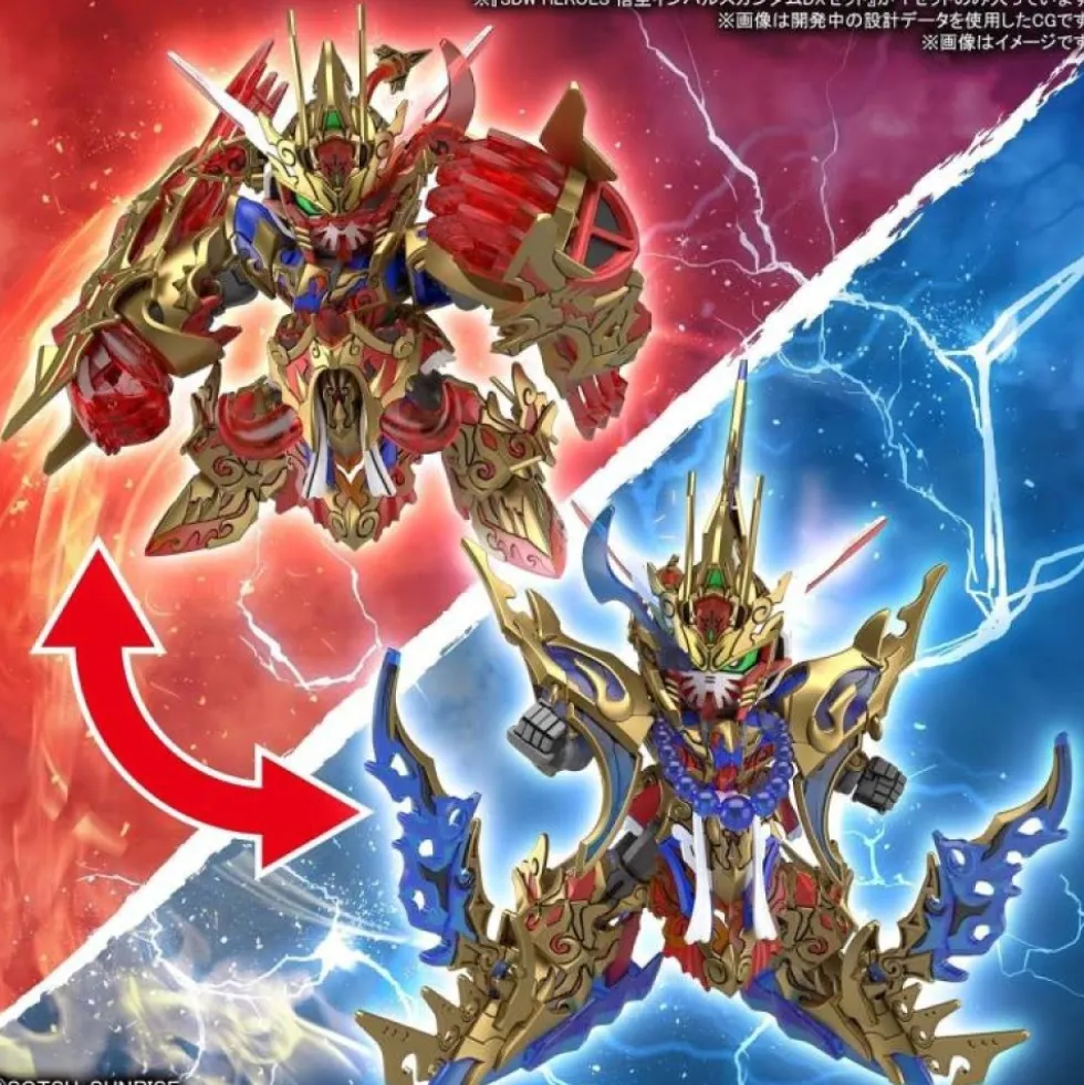 SDW HEROS WUKONG IMPULSE GUNDAM DX SET